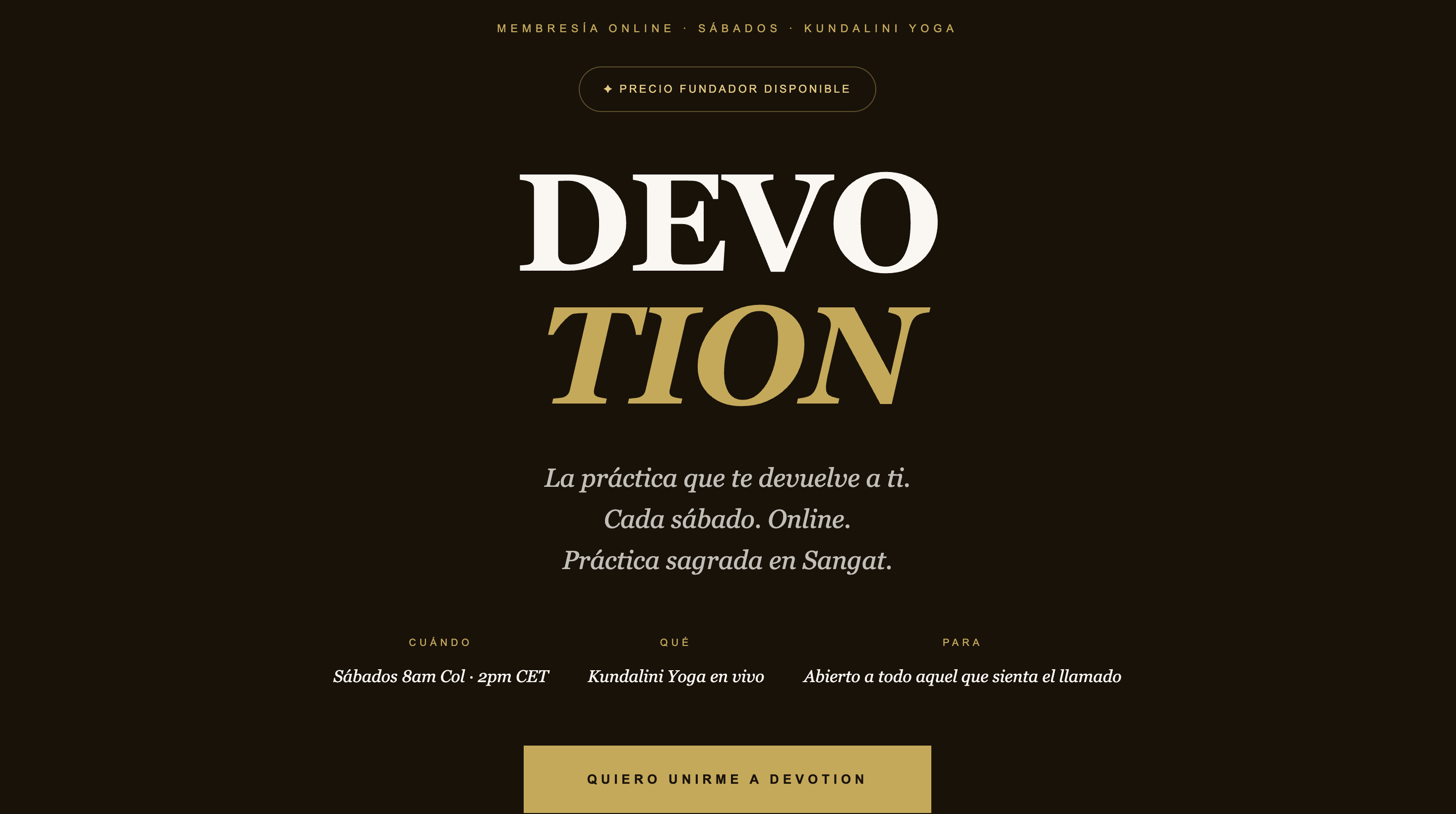 Devotion